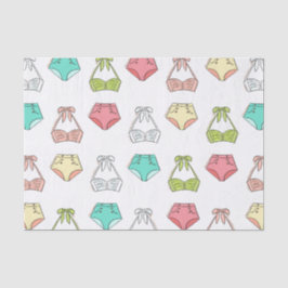 Papel De Seda Lingerie Maiô de Verão Banho