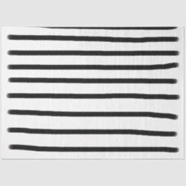 Papel De Seda Linhas Desenhadas da Mão Preta e Branco