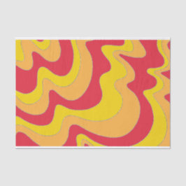 Papel De Seda Linhas onduladas