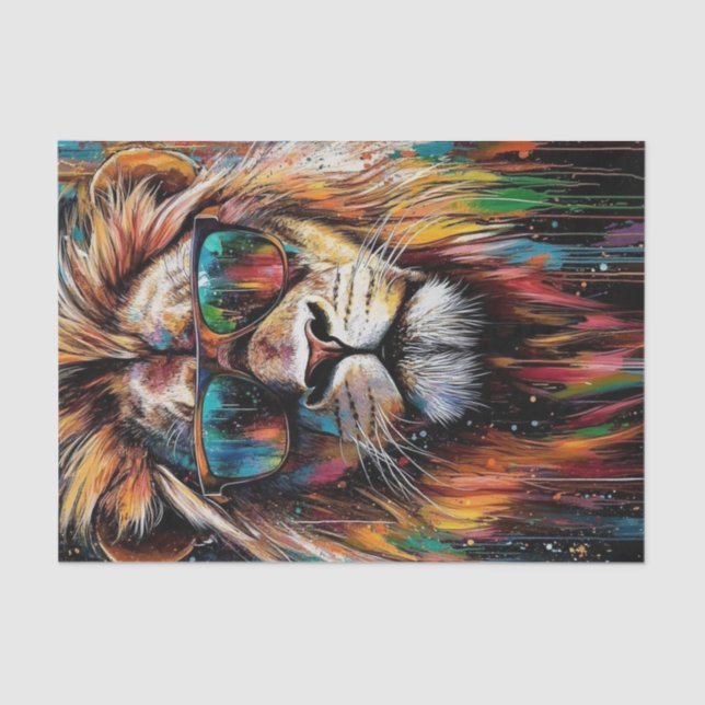 Papel De Seda Lion's Den9 (Frente )