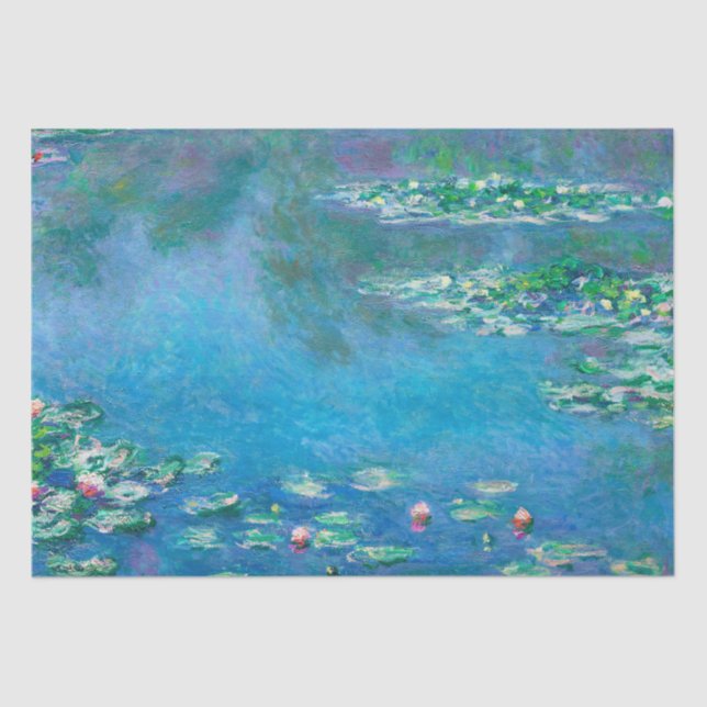 Papel De Seda Lírios de Água, Claude Monet Decoupage (Frente )