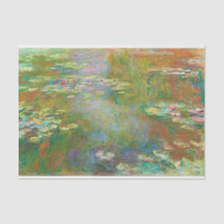 Papel De Seda Lírios de água por Claude Monet