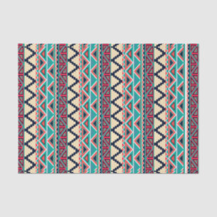 Papel De Seda Listra tribal moderna geométrica de Soho Boho