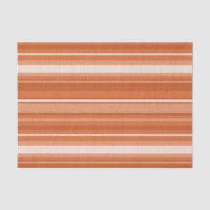 Papel De Seda Listras alaranjadas