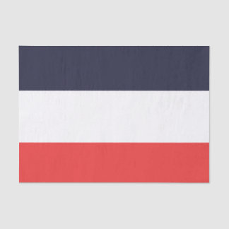 Papel De Seda Listras Azuis Brancas e Vermelhas Listrado