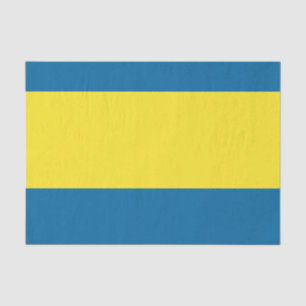 Papel De Seda Listras   Azul e amarelo   Personalizável