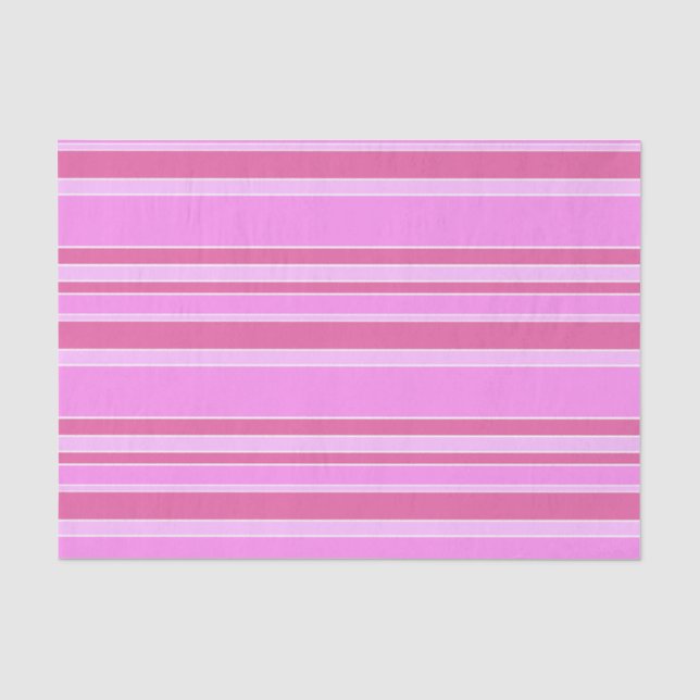 Papel De Seda Listras cor-de-rosa (Frente )