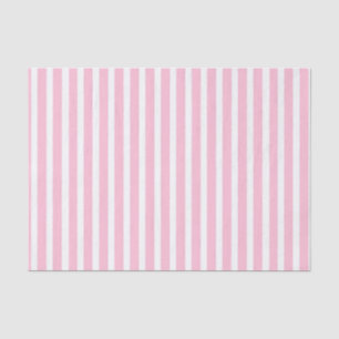 Papel De Seda Listras cor-de-rosa e brancas macias verticais