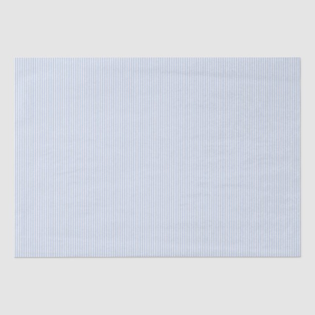 Papel De Seda Listras de Aço Azul Claro (Frente )