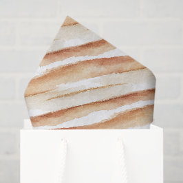 Papel De Seda Listras de Aniversário de Latte de Pêssego Abóbora