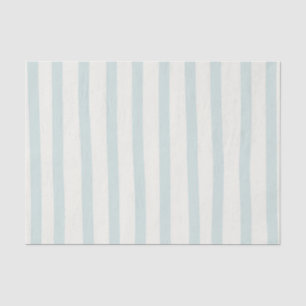 Papel De Seda Listras de Aquarela Verde Menta e Creme Marfim Mod