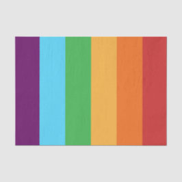 Papel De Seda Listras de Arco-Íris Diversão Colorida Festa de An