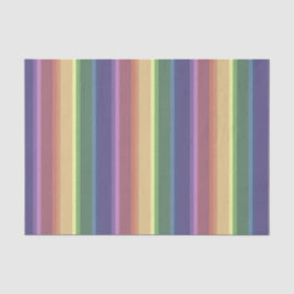 Papel De Seda Listras de arco-íris sem som