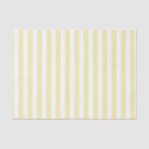 Papel De Seda Listras de doces, amarelas e brancas