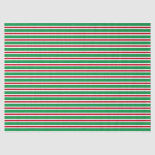 Papel De Seda Listras de Natal