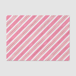 Papel De Seda Listras de Natal Rosa e Prata Elegantes