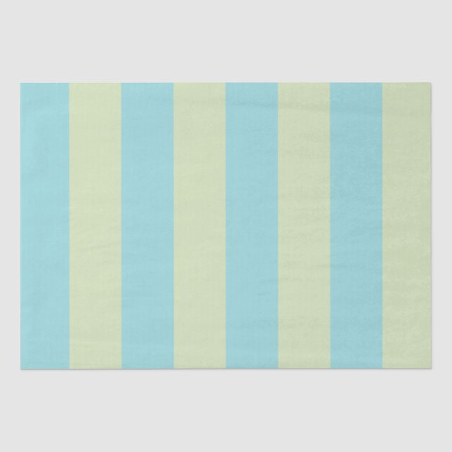 Papel De Seda Listras de Pastel Suave – Creme de Lima & Limpete (Frente )