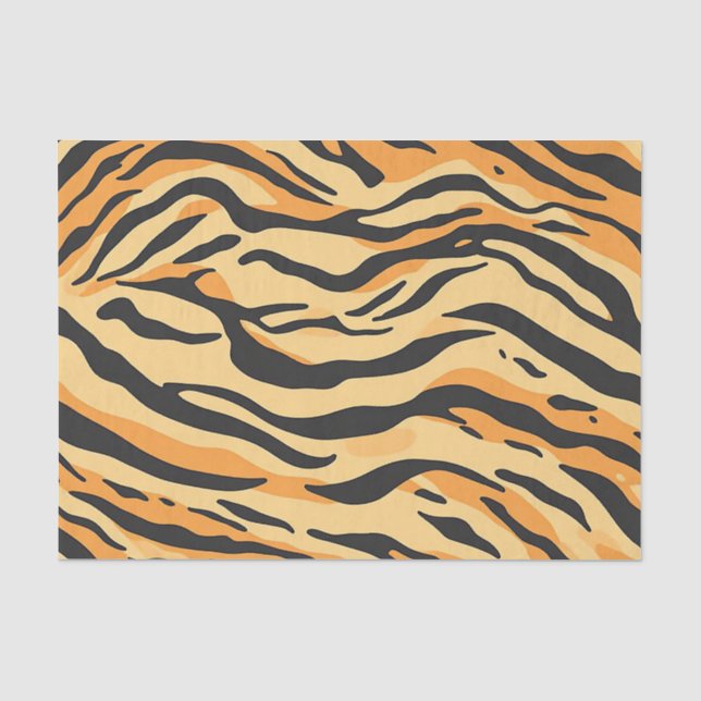 Papel De Seda Listras de Tigre (Frente )