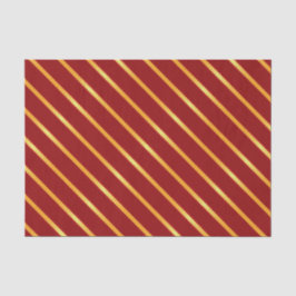 Papel De Seda Listras diagonais metálicas Dourados brilhantes