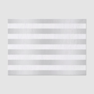 Papel De Seda Listras Modernas Chiques Cinza Cetim Decoração Chi