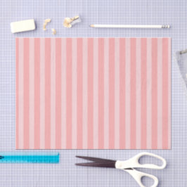 Papel De Seda Listras Rosa Feminino Aniversário
