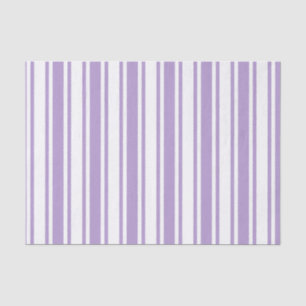 Papel De Seda Listras roxas e brancas da lavanda dos doces