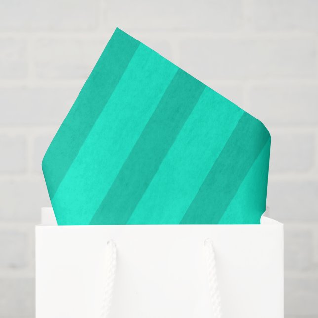 Papel De Seda Listras Verde Salvia (Sacola de presentes)