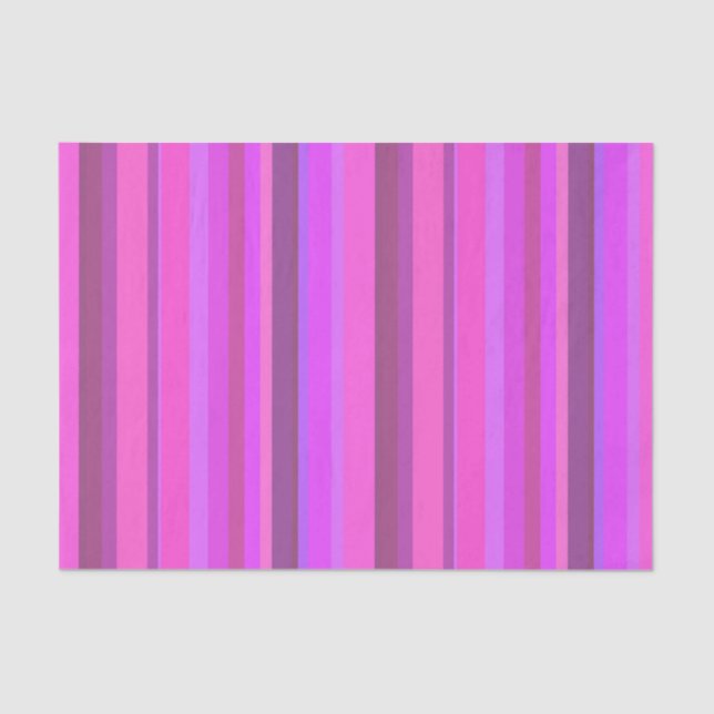 Papel De Seda Listras verticais rosa (Frente )