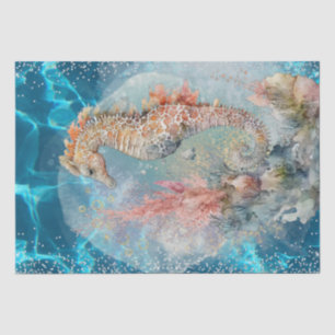 Papel De Seda Lítio de Cavalo do Mar