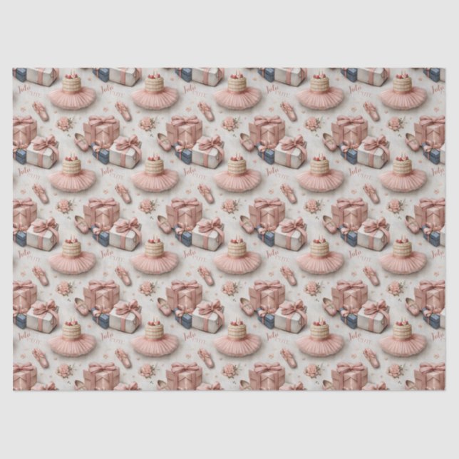 Papel De Seda Little Dancer’s Tutu and Ballet Slipper  (Frente )