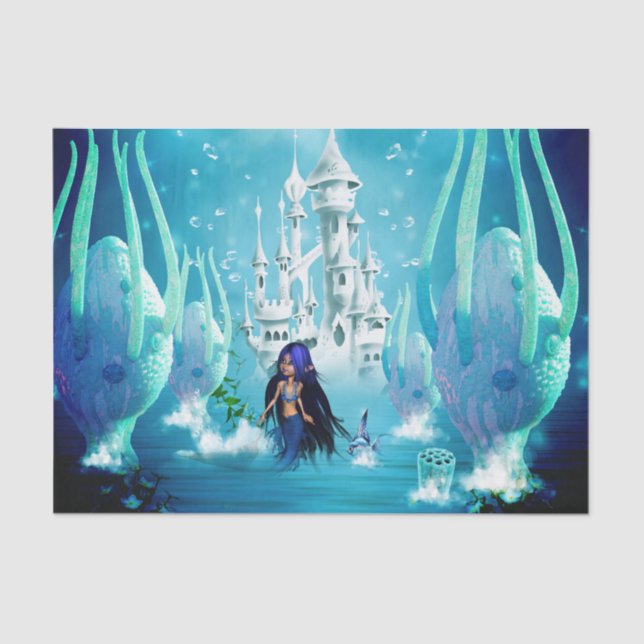 Papel De Seda Little mermaid (Frente )