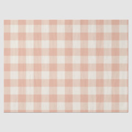 Papel De Seda Little One Buffalo Check - damasco poeirento 