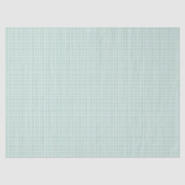 Papel De Seda Little One Hand Drawn Grid - soft teal (Frente )