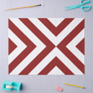Papel De Seda Livro Branco sobre Chevrons