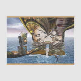 Papel De Seda Livro de histórias do Dragão Steampunk