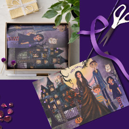 Papel De Seda Livro de Tecidos da Família Monstros da Casa Perfu