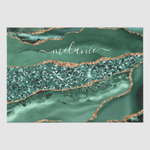 Papel De Seda Livro de Tecidos de Nome Personalizado do Marble D
