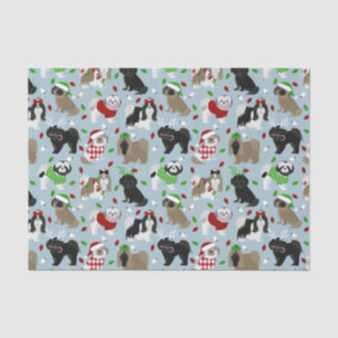 Papel De Seda Livro de Tecidos Shih Tzu