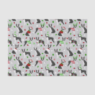 Papel De Seda Livro de tecidos sobre Boston Terrier Natal