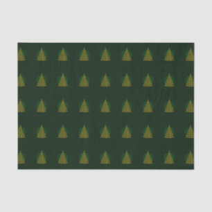 Papel De Seda Livro Verde Elegante de Árvore de Natal