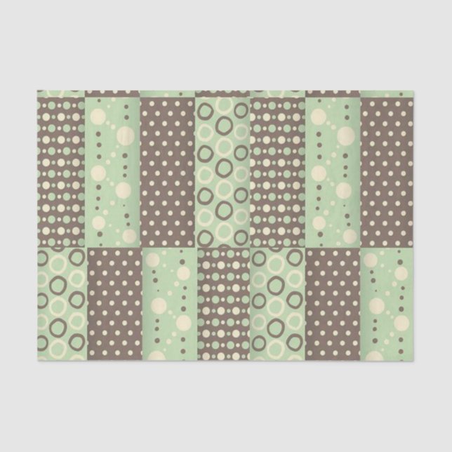 Papel De Seda Livro Verde Marrom (Frente )