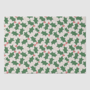 Papel De Seda Livro Verde sobre os tecidos de Natal