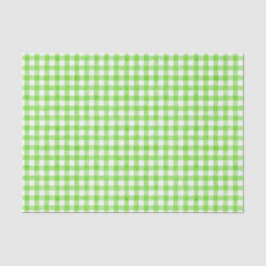Papel De Seda Livro Verde sobre os tecidos Gingham