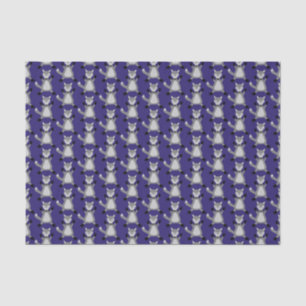 Papel De Seda Lobo de Halloween Cachorro E Louco, Patterno