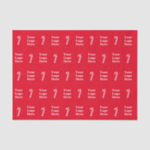 Logotipo comercial do Candi Vermelho e Branco Nata