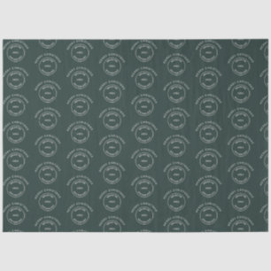 Papel De Seda Logotipo corporativo Feliz Natal Verde