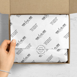 Papel De Seda Logotipo da empresa Slogan de Marca da empresa Emp