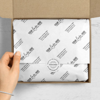 Papel De Seda Logotipo da empresa Slogan de Marca da empresa Emp