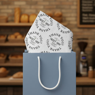 Papel De Seda Logotipo de Arte Personalizada para Pequenas Empre