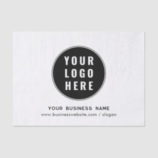 Papel De Seda Logotipo de sua empresa e funcionários personaliza